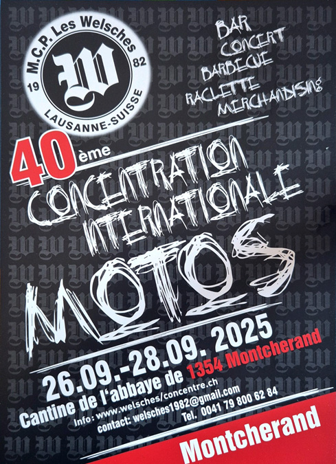 Flyer Concentration Internationale Welsches Montcherand 2025